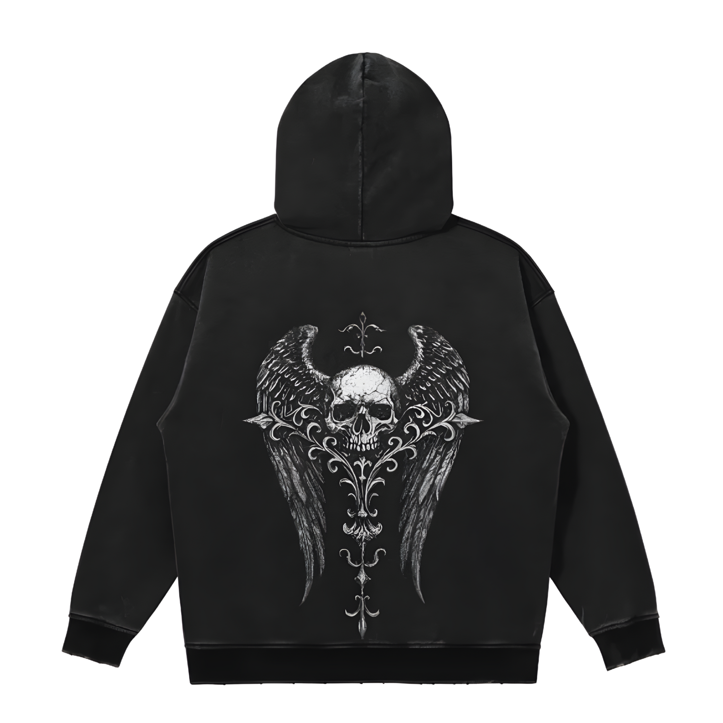 SYNR ‘RELIC’ HOODIE - WASHED BLACK