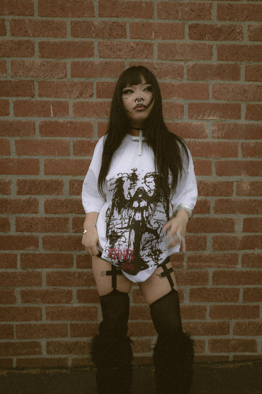 SYNR "EYE HATE U" OVERSIZED TEE