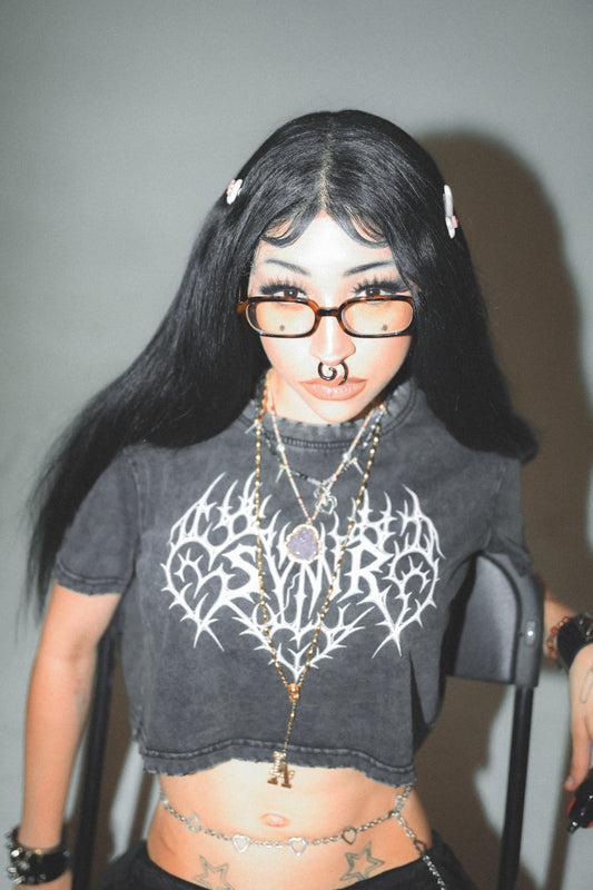SYNR "HEART3TTACK" CROP TOP